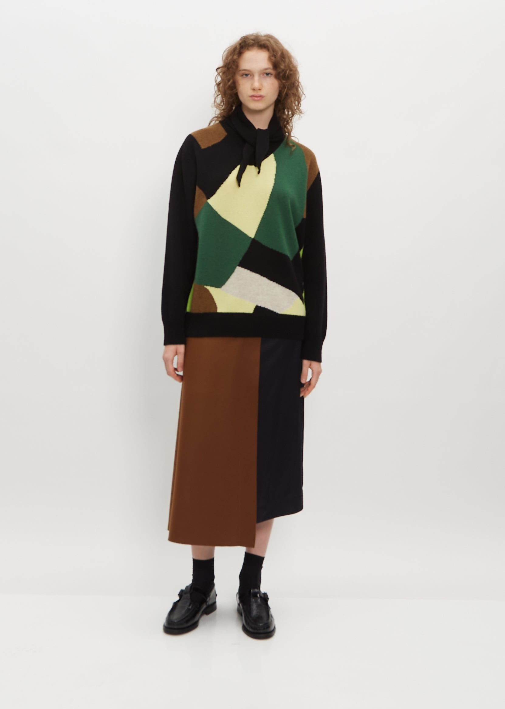 Foulard Color Blocked Sweater - 4