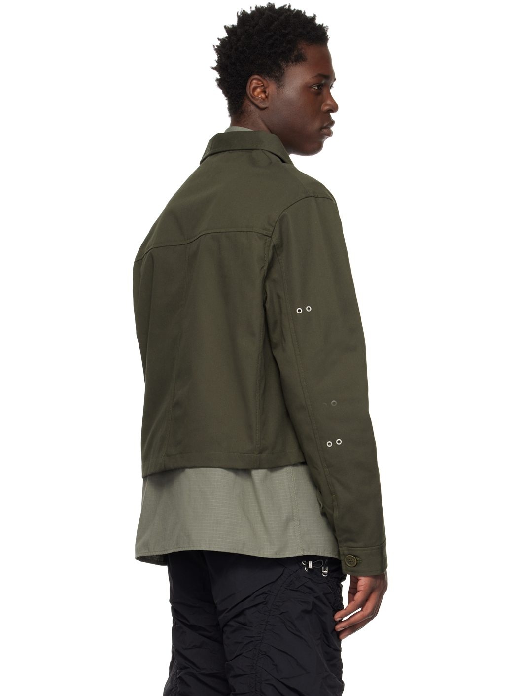 Khaki Modular Pocket Jacket - 3