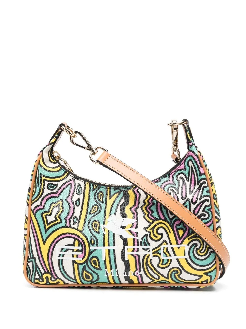 paisley-print shoulder bag - 1