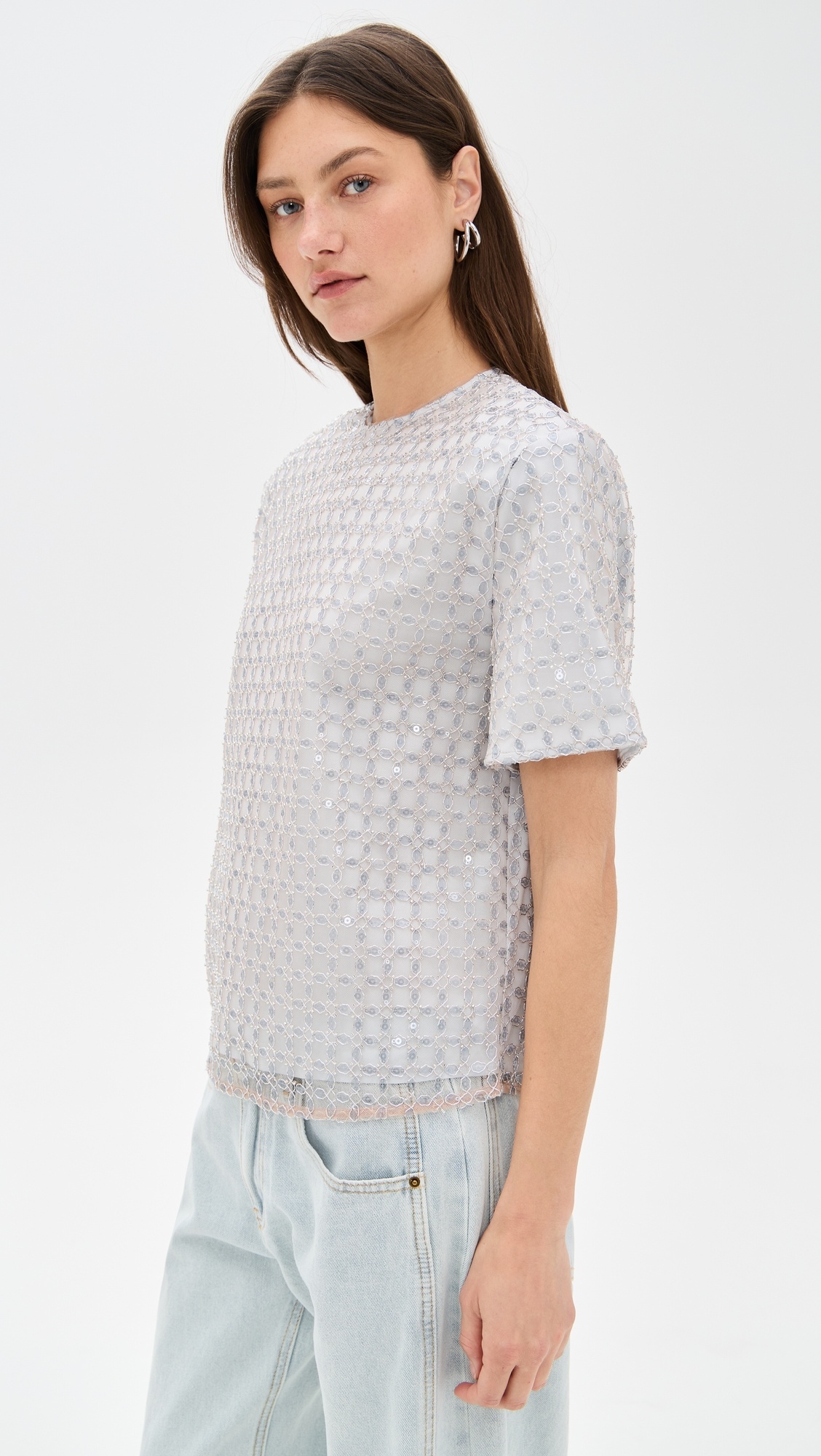 Beaded Oversized Top - 3