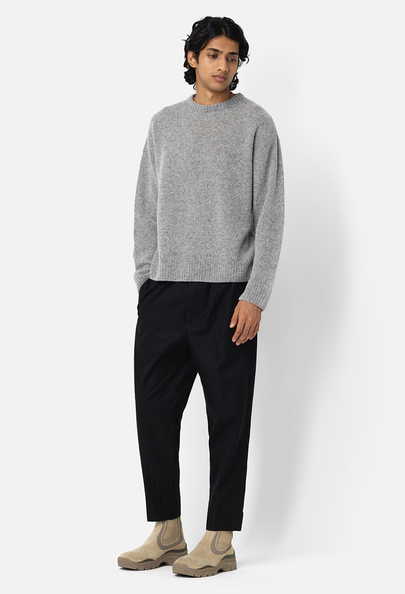 WOOL POWDER KNIT CREW 4