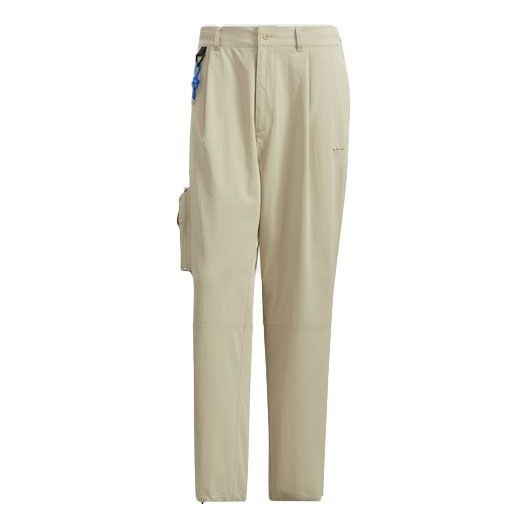 Men's adidas originals CNY Limited Side Big Pocket Casual Sports Pants/Trousers/Joggers Prairie Brow - 1