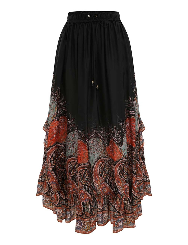 RHIANNON RUFFLE MAXI SKIRT 1