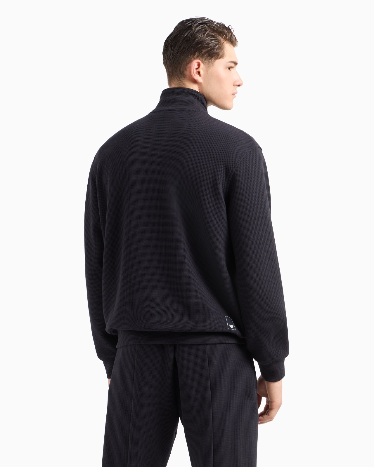 TRAVEL ESSENTIALS FULL-ZIP SWEATSHIRT IN WAFFLE JERSEY - 3