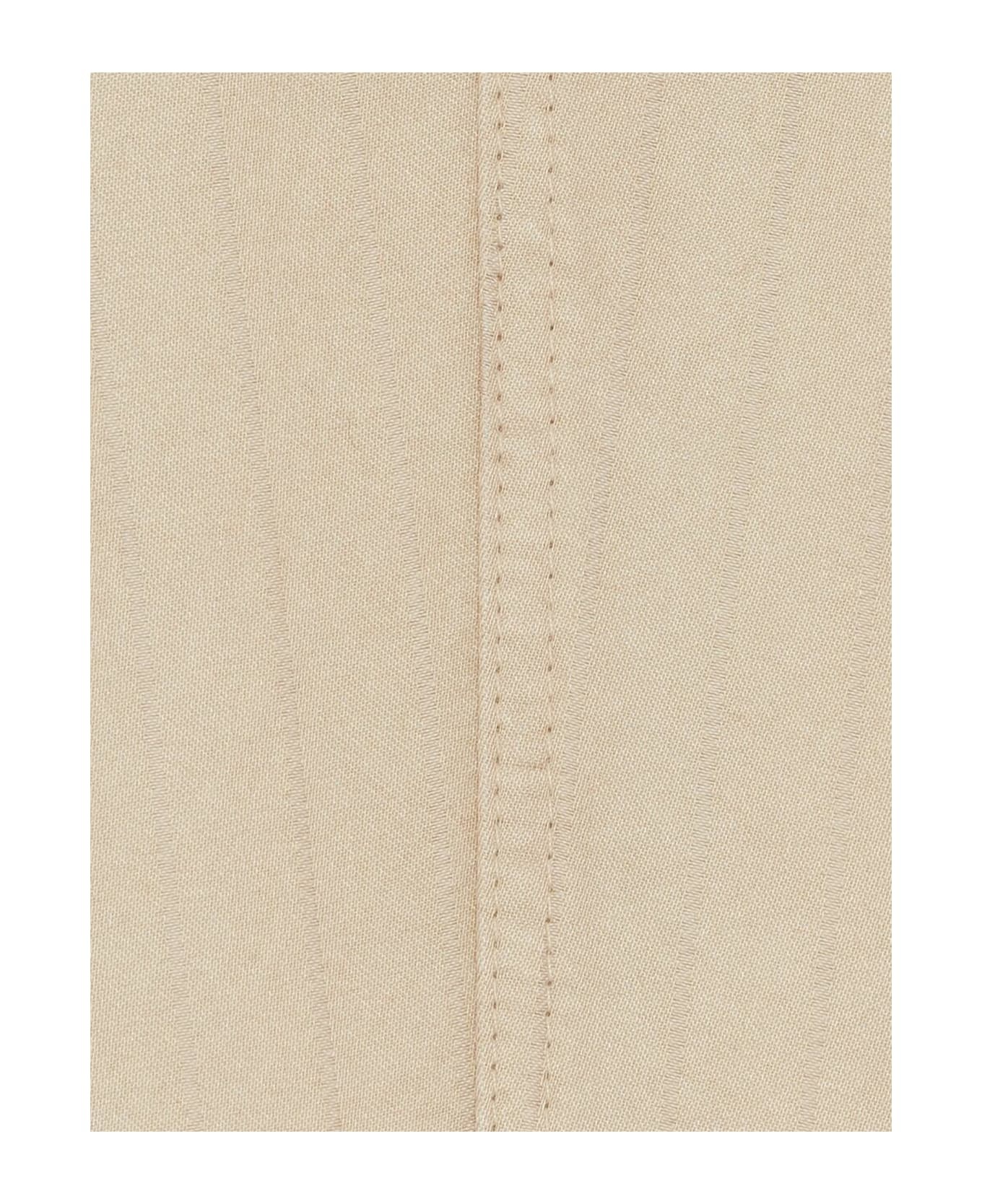 Embroidered Satin Pant - 3