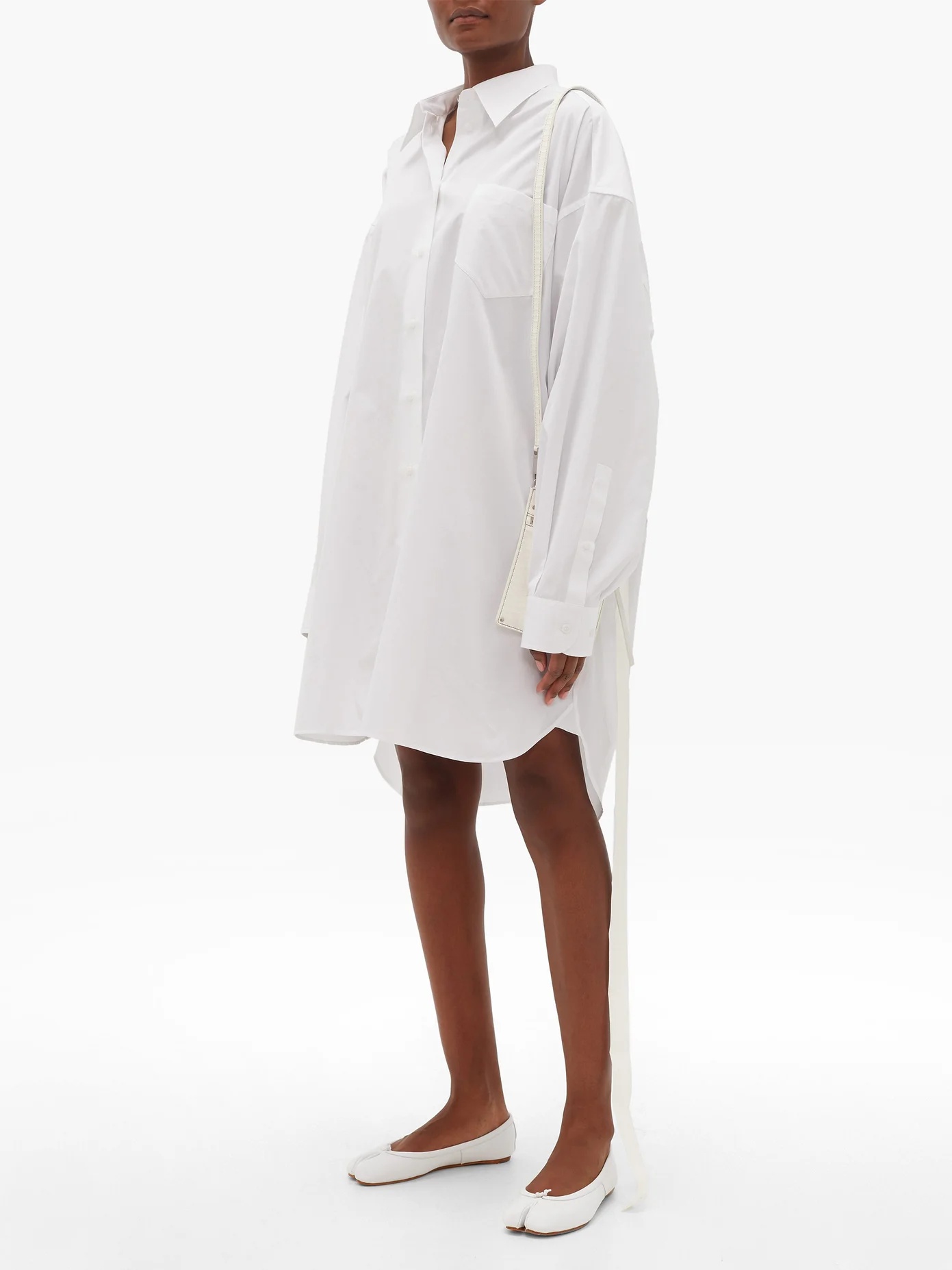 Oversized cotton shirtdress - 2