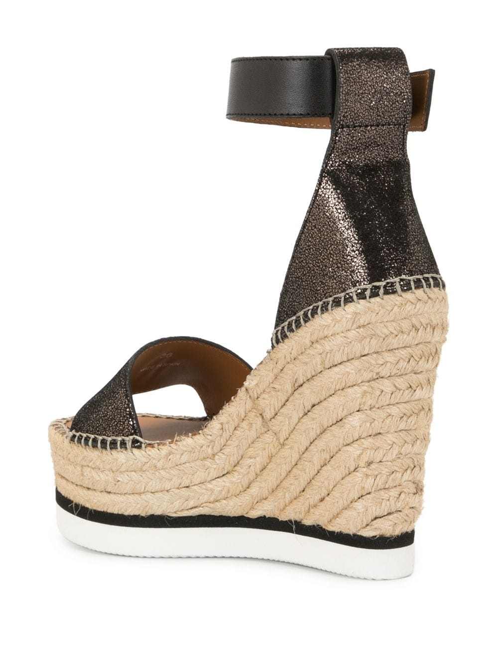 woven wedge sandals - 3