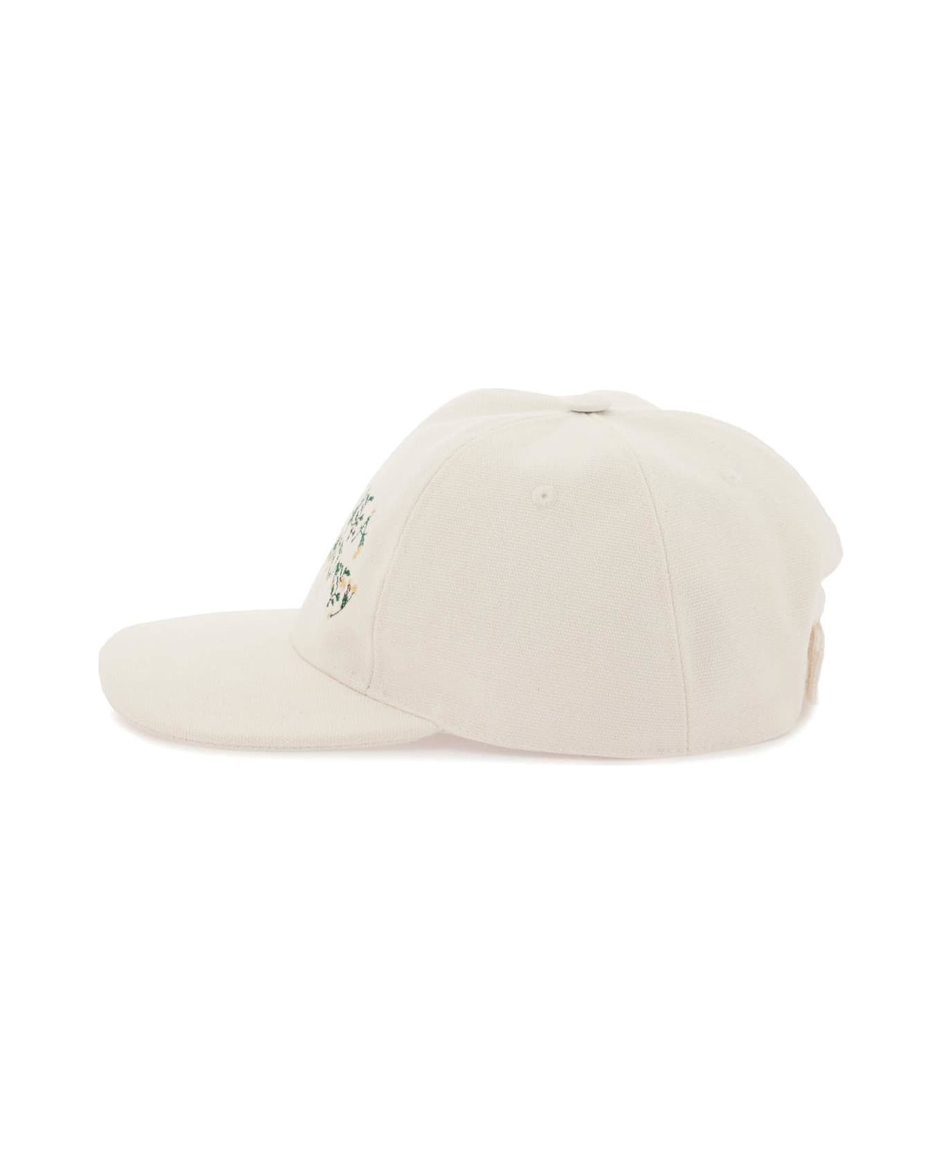 Baseball Cap With Embroidered Logo - 4