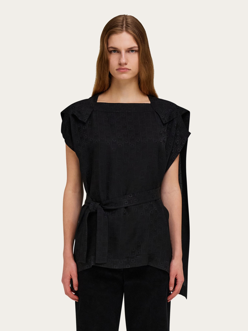 FERRAGAMO Ferragamo Monogram blouse outlook