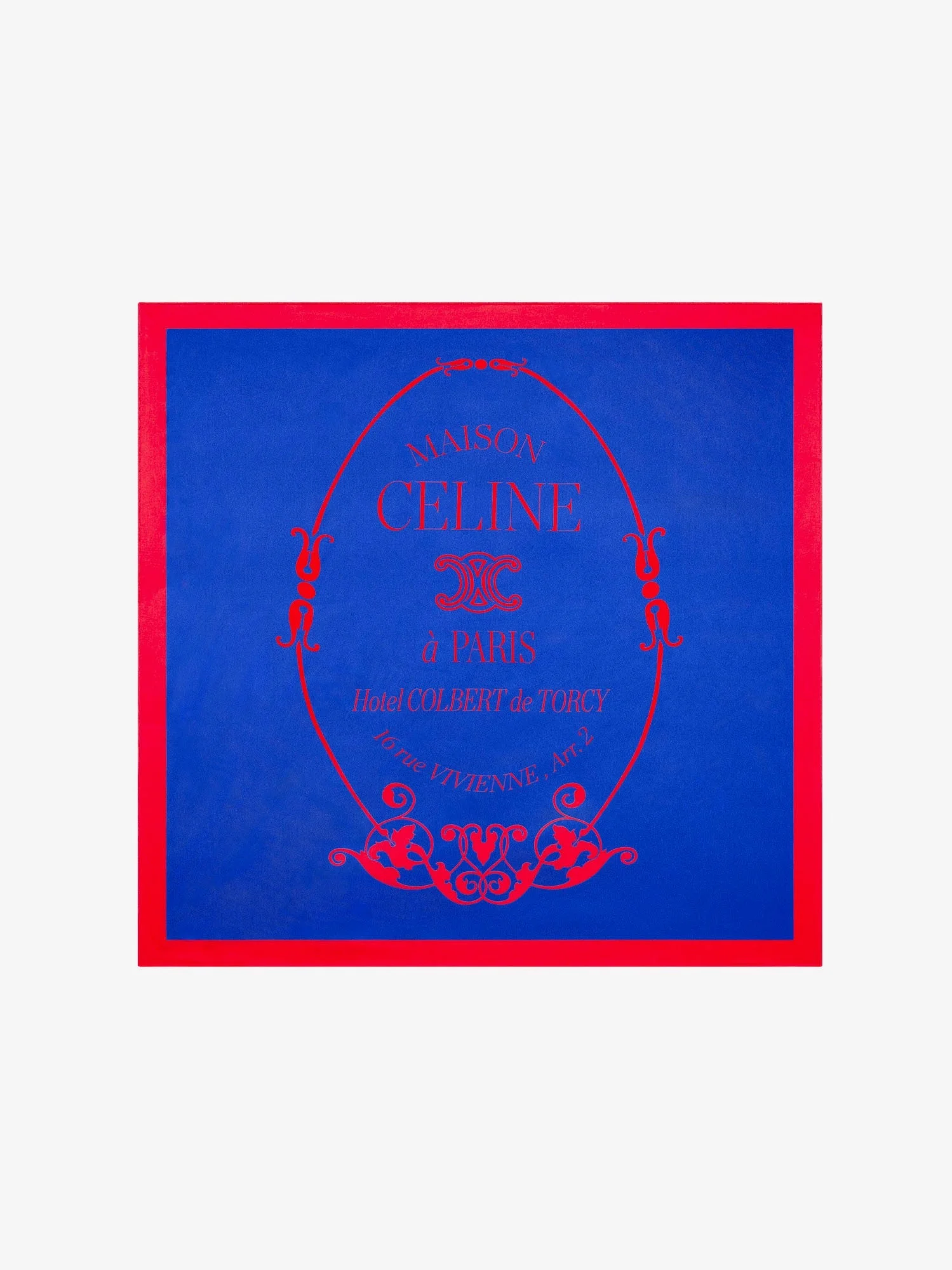 Celine Maison 90 Silk Foulard - 1