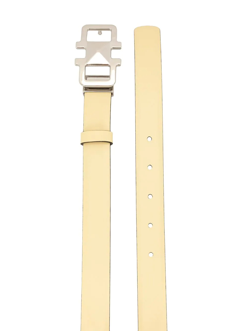 gold buckle belt - 2