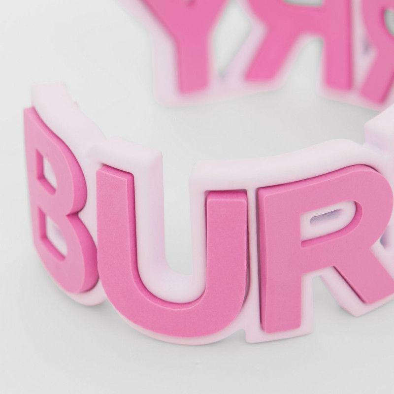 Burberry Two-tone Rubberised Logo Cuff outlook