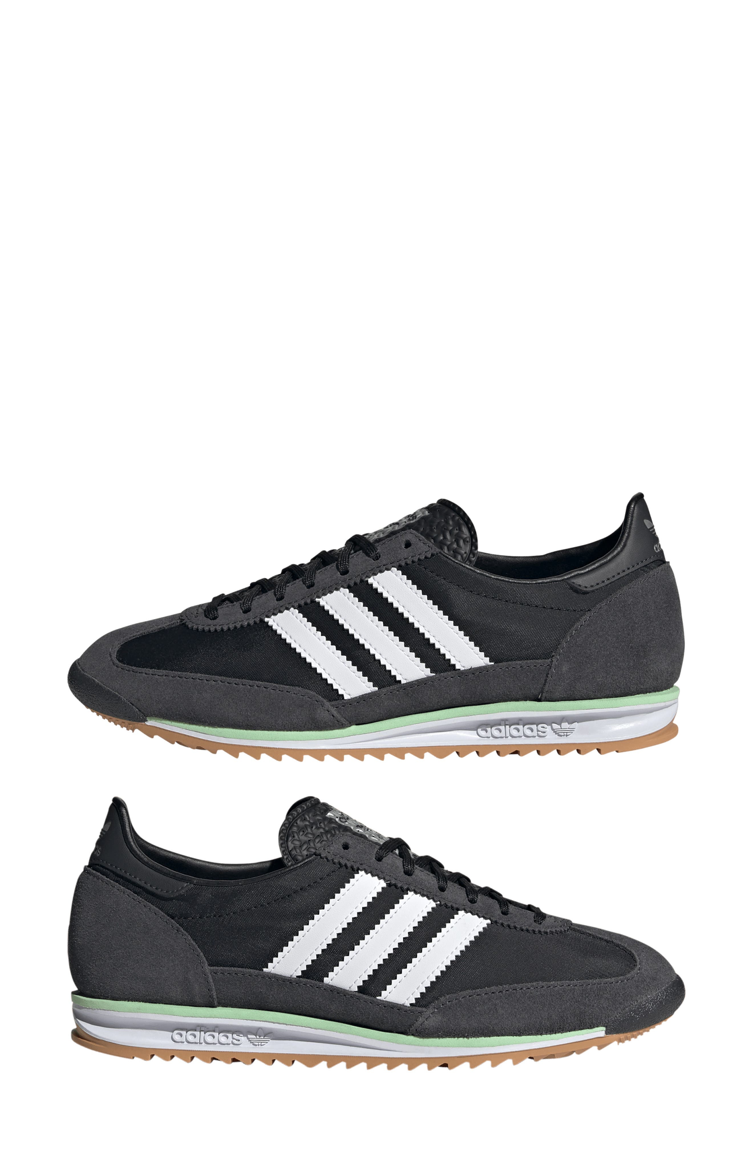 adidas SL 72 Sneaker in Cblack/ftw at Nordstrom - 7