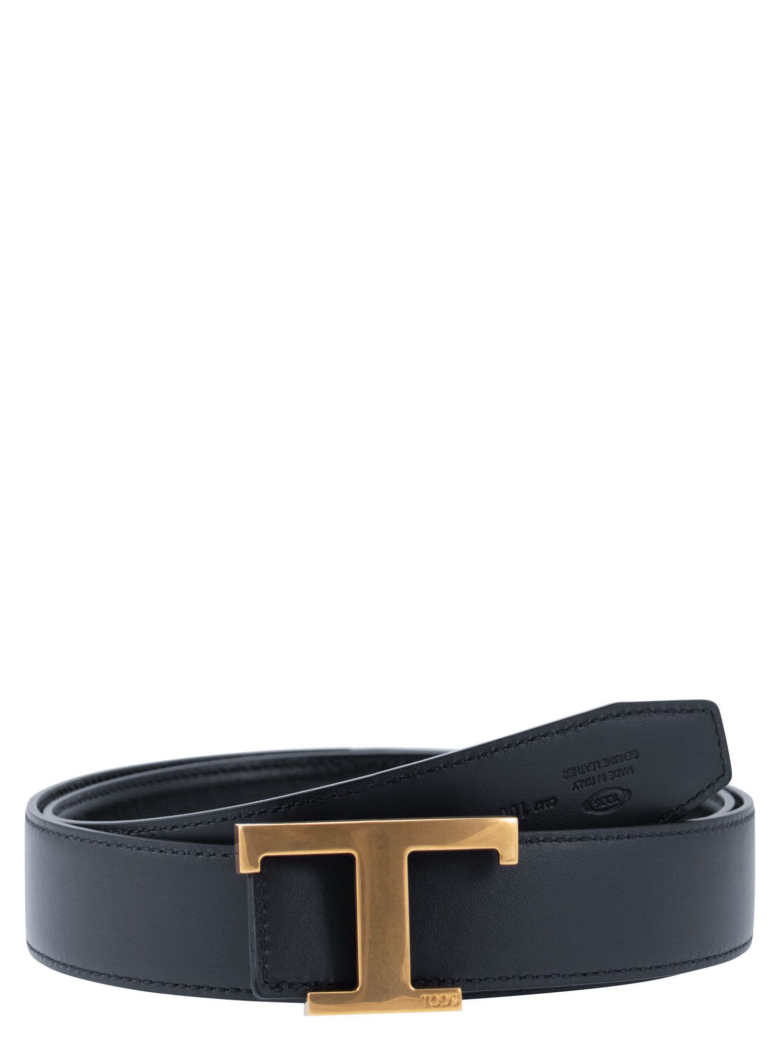 Tod's Men Timeless Reversible T Leather Belt - 3