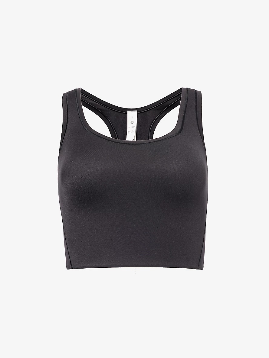 Wundermost scoop-neck stretch-woven top - 2