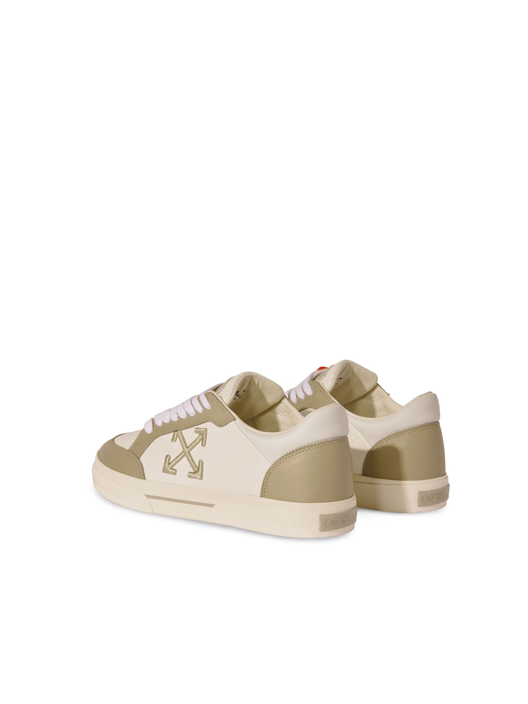 White/sage Vulcanized Leather - 5
