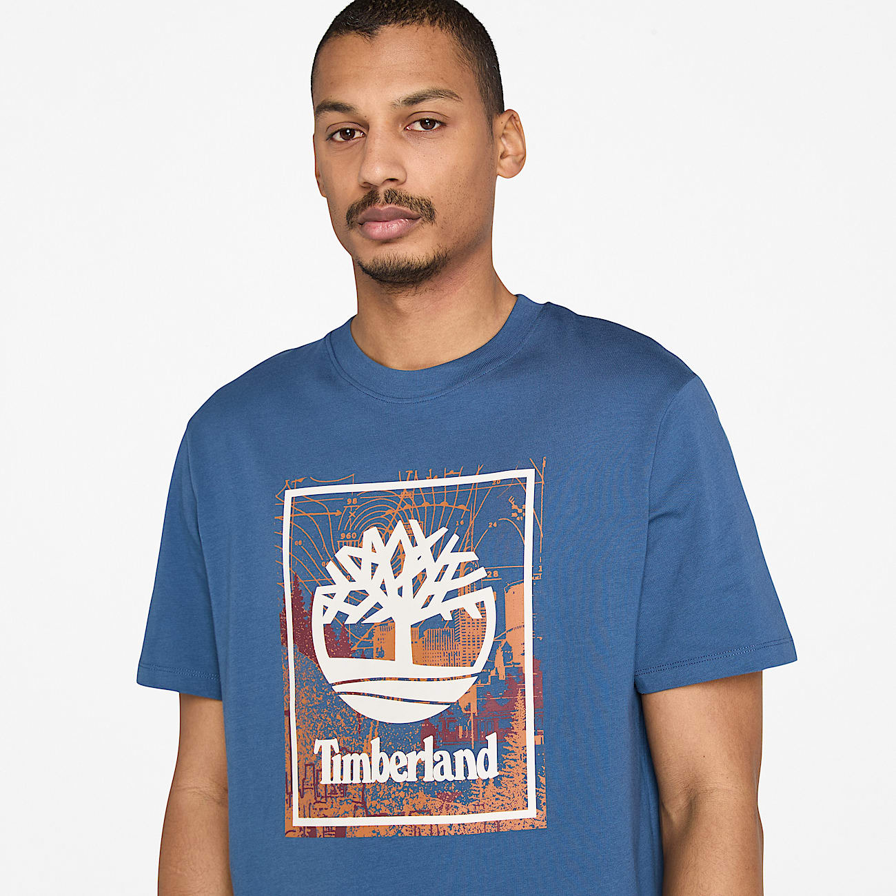 Men's Front Seasonal Stack Logo Graphic T-Shirt - 4