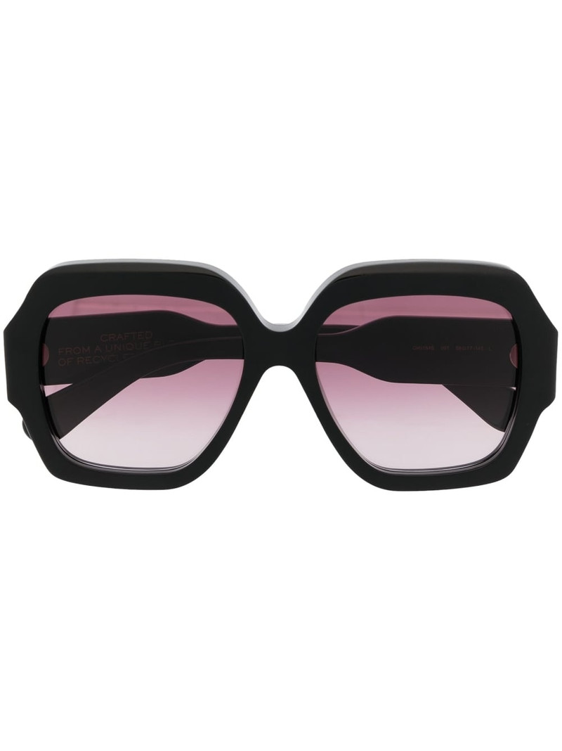 oversize square-frame sunglasses 1