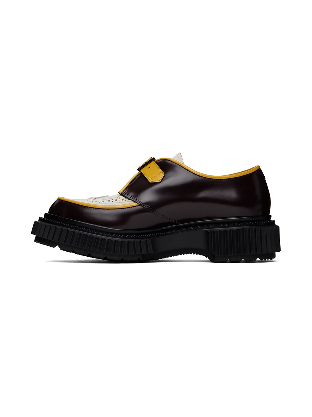 Burgundy & Yellow Type 198 Derbys - 3