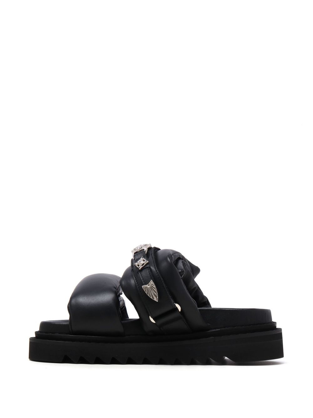 buckled leather sandals - 5