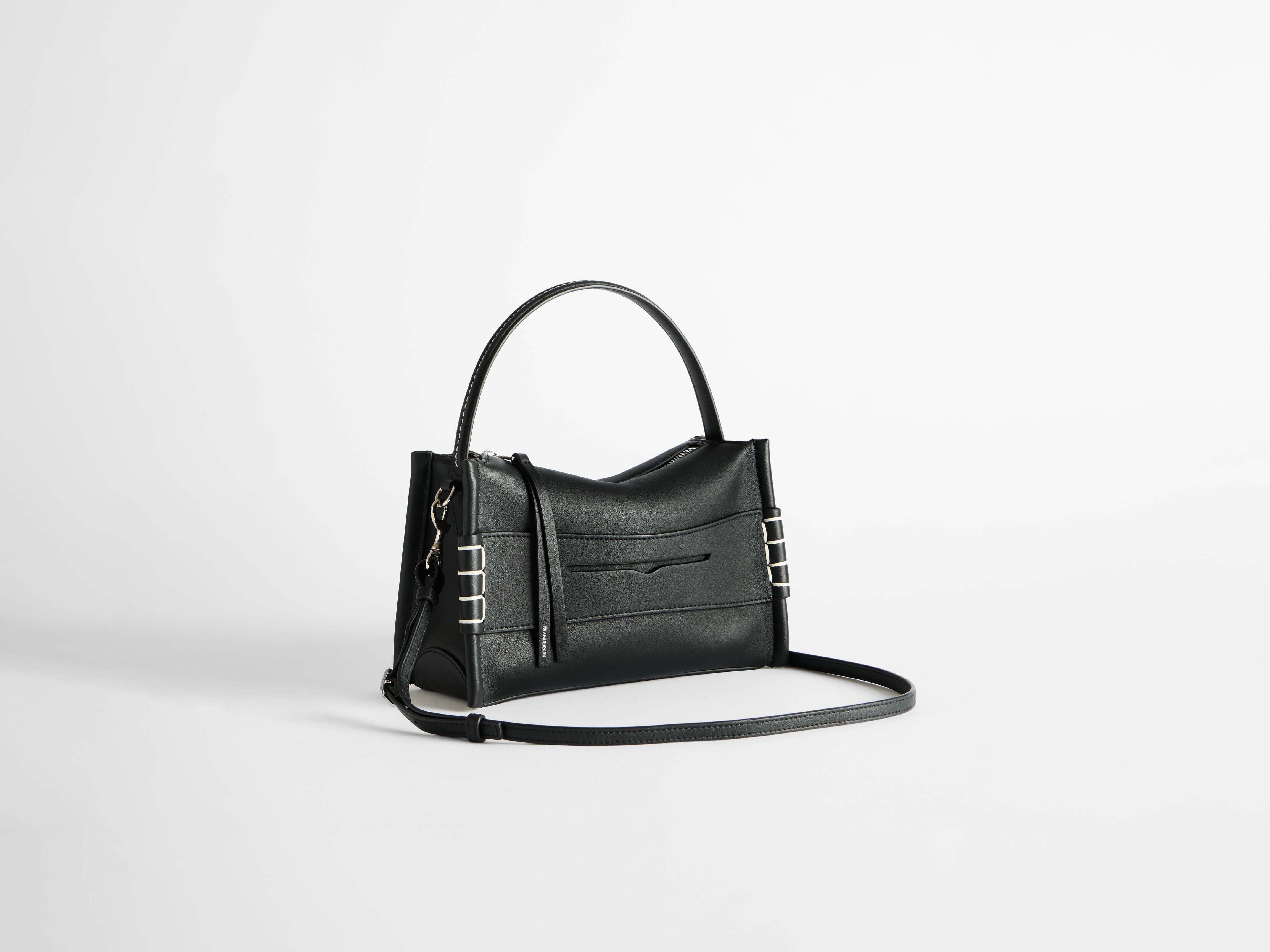 LOAFER BAG IN BLACK LEATHER - 3