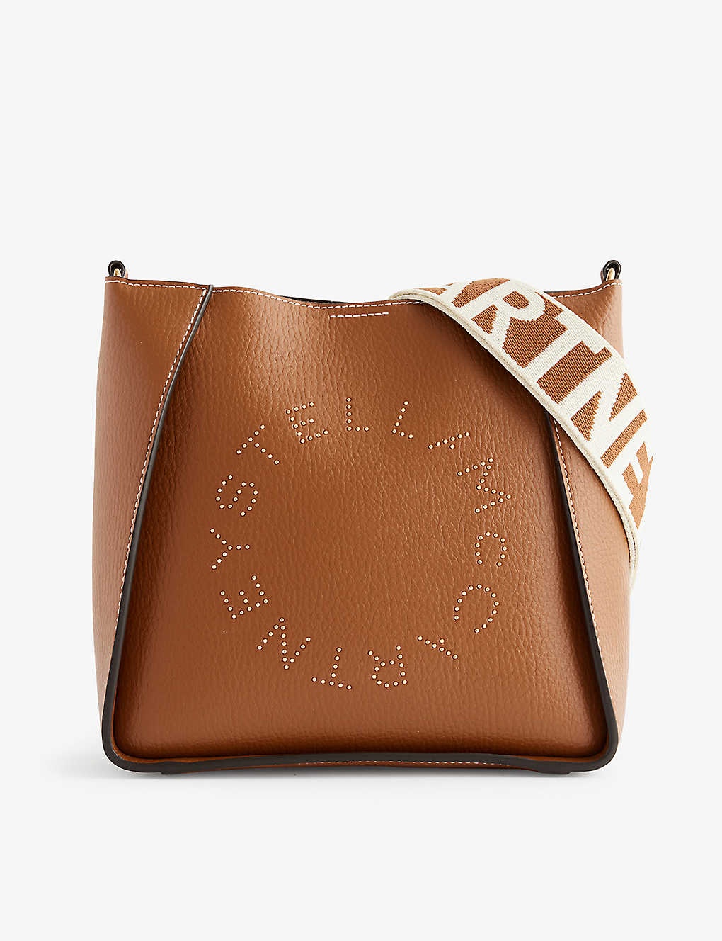 Stella McCartney Brand-embellished Faux-leather Cross-body Bag in