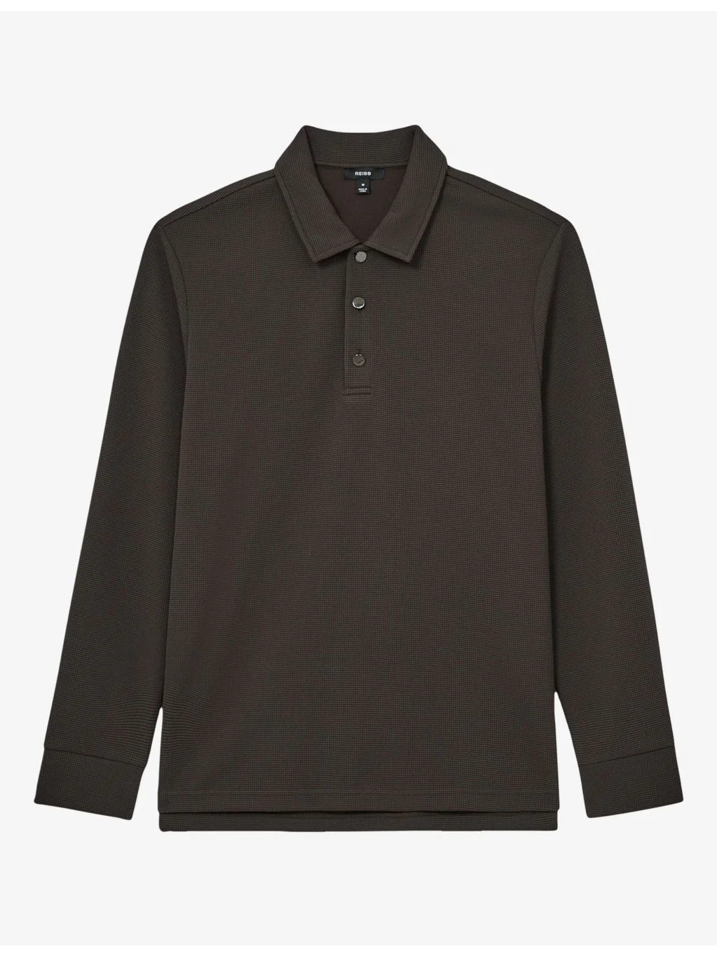 Alba Long-Sleeve Stretch-Woven Polo - 1