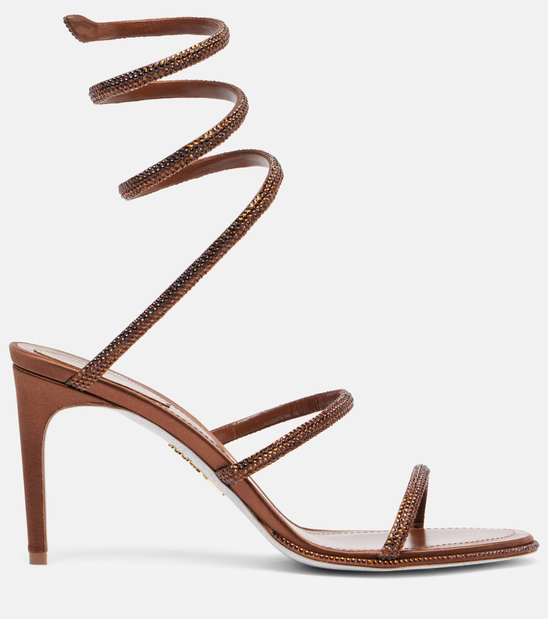 Cleo 80 embellished satin sandals - 4