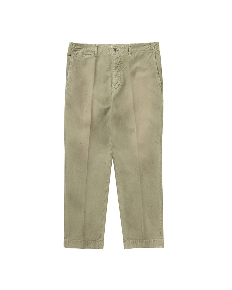 CHINO PANTS DMGD LT.GREEN 1