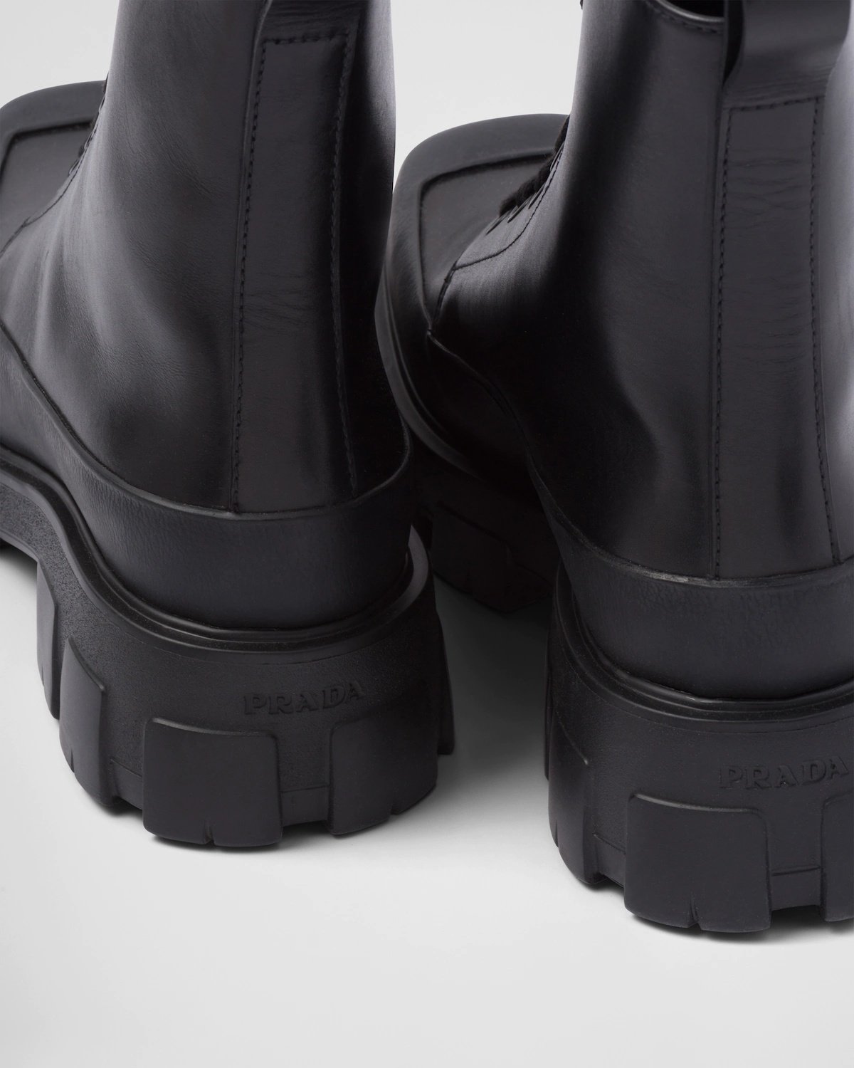 Leather booties - 7