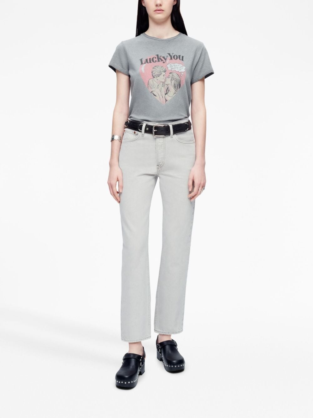 70s Stove Pipe high-rise slim-cut jeans - 2
