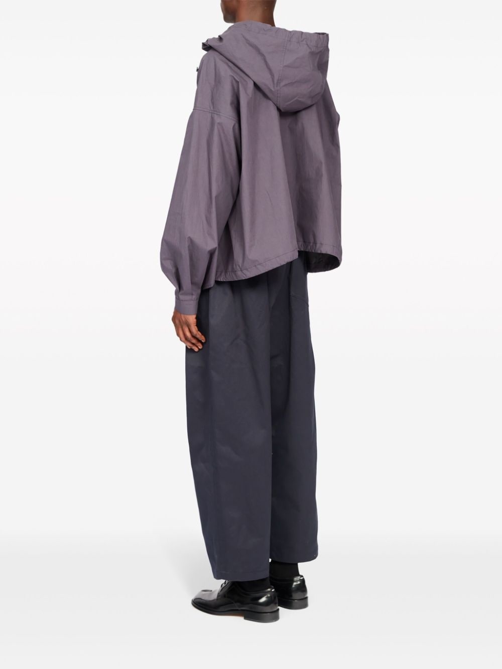 coated cotton hoodie - 5