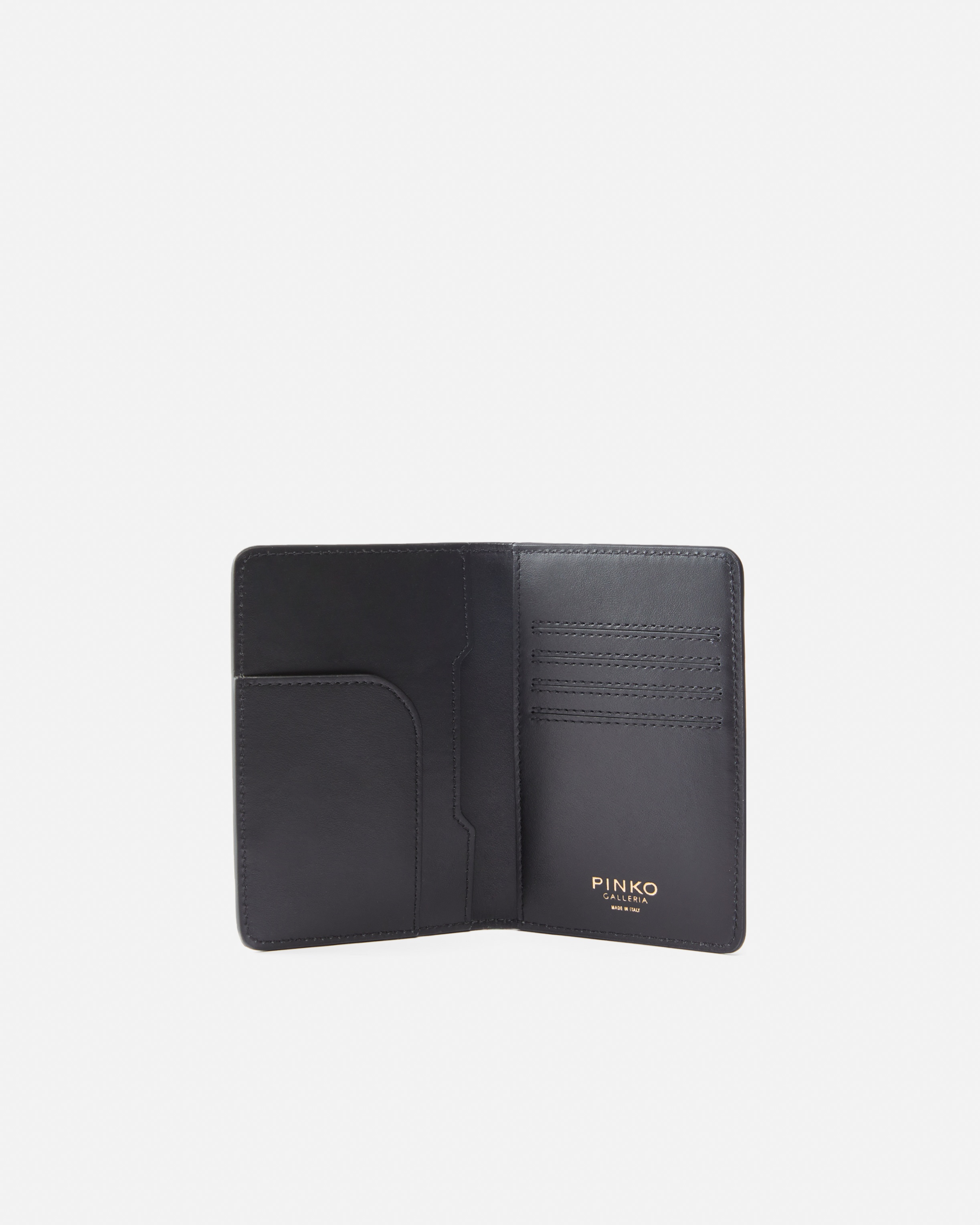 CROCODILE PRINT LEATHER PASSPORT HOLDER PINKO GALLERIA. - 3