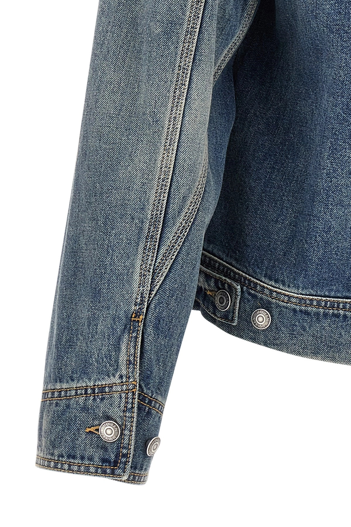 Suede denim jacket - 4