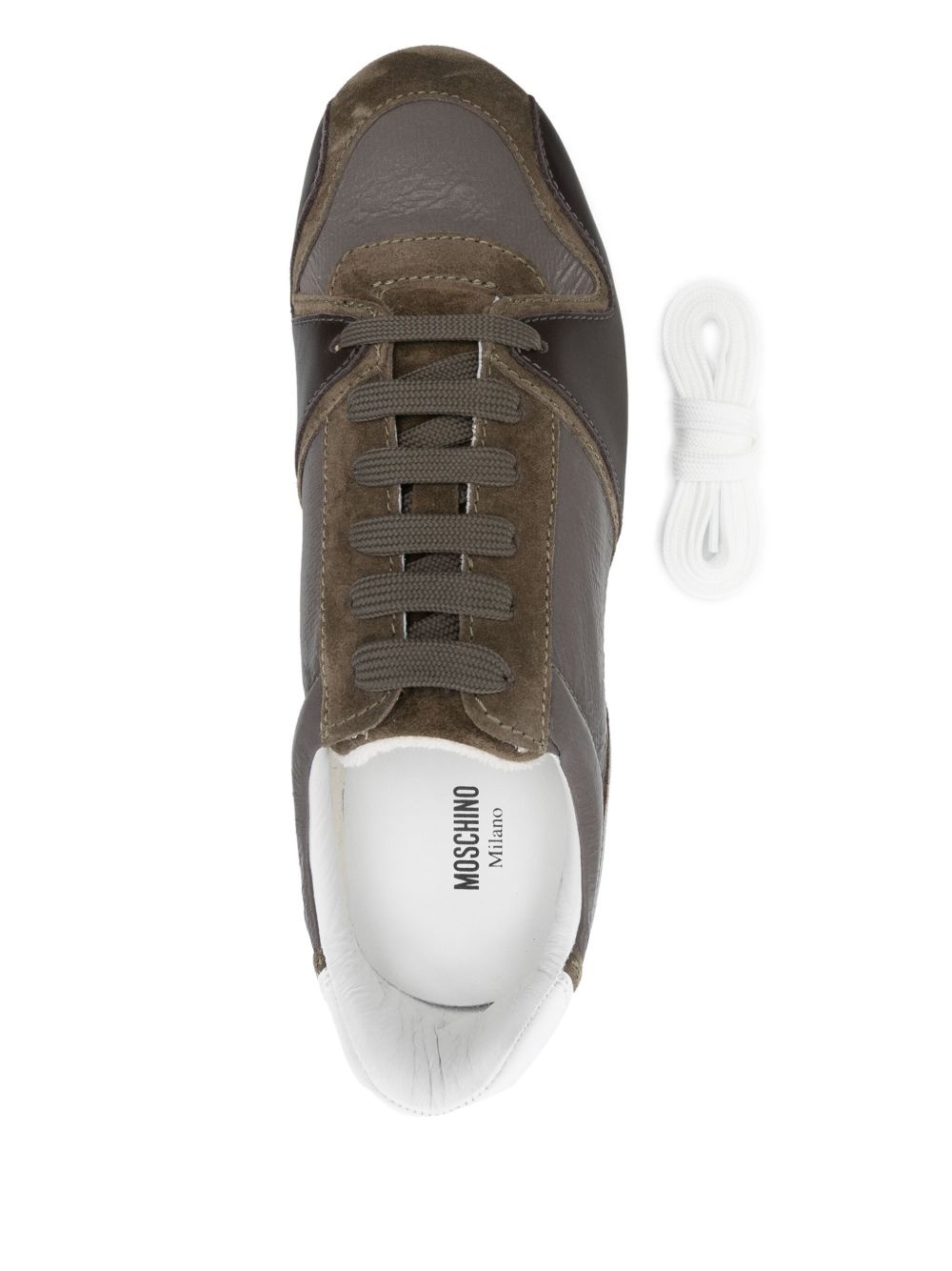 leather sneakers - 4
