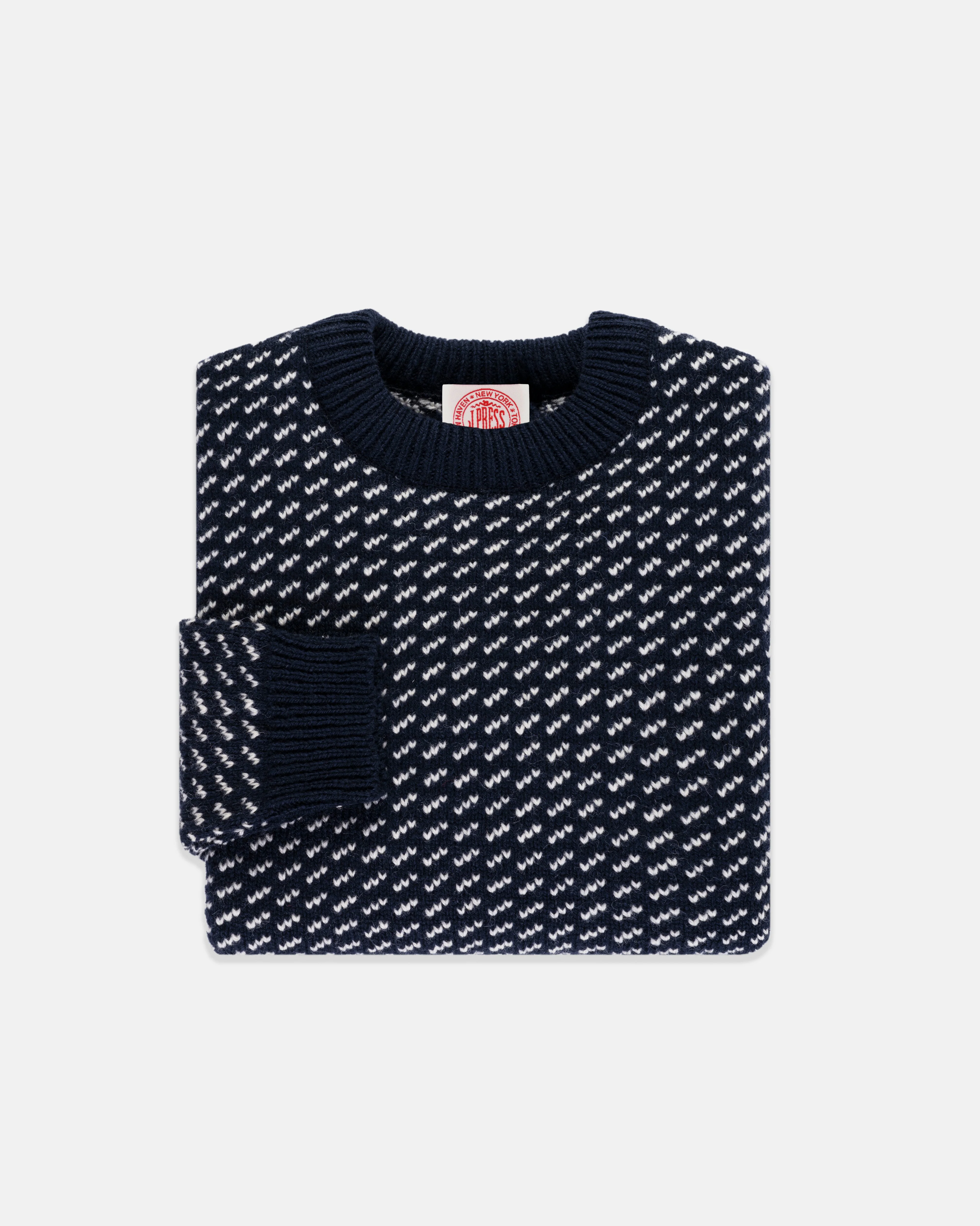 MADE-IN-NORWAY FISHERMAN WOOL SWEATER - 1