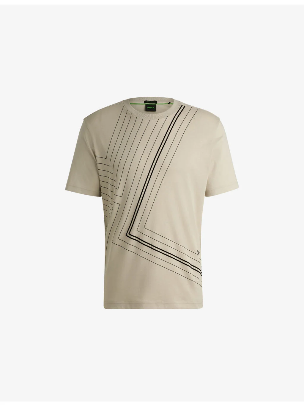 Crewneck short-sleeve regular-fit cotton-jersey T-shirt - 1