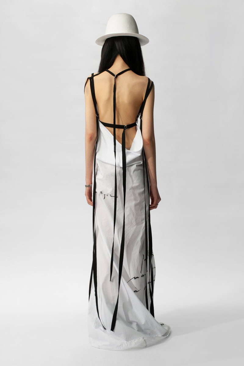 Sara Long Slip Open Back Dress - 3