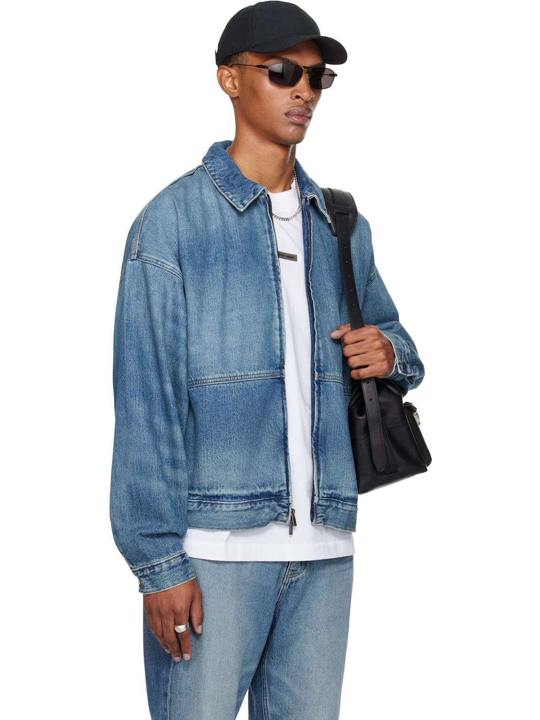 Blue Denim Trucker Jacket - 2