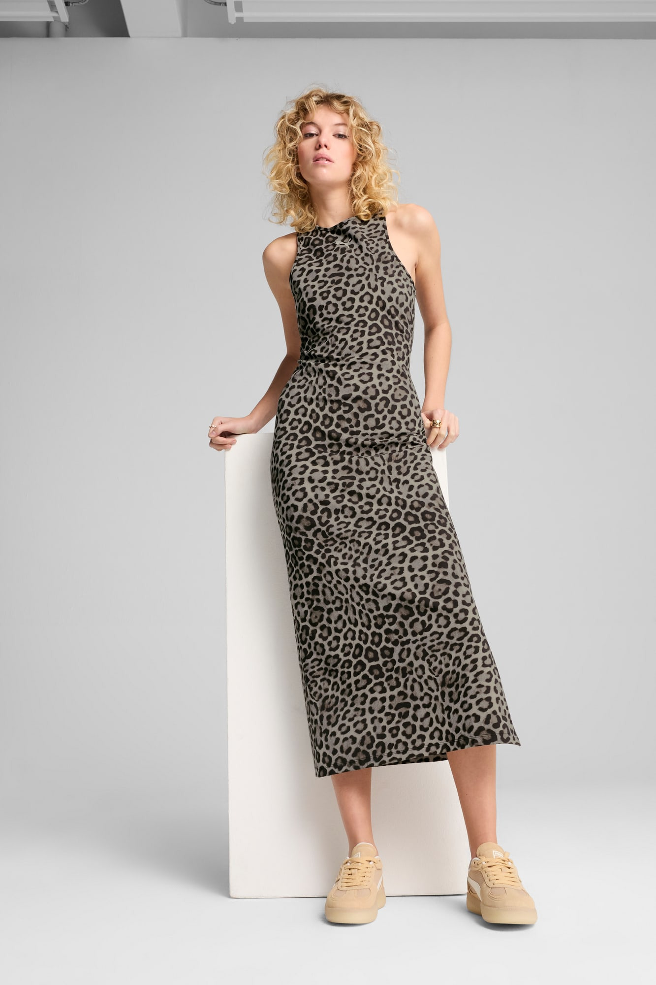 LEO LUXE Women's Slim All-Over Print Dress - 5