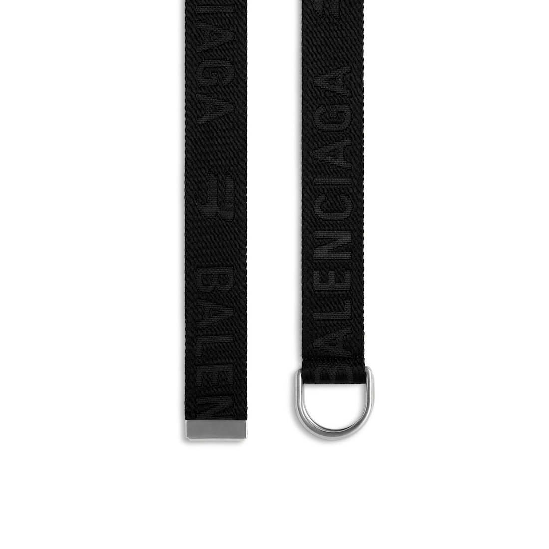 Men's D Ring Belt in Black - 1