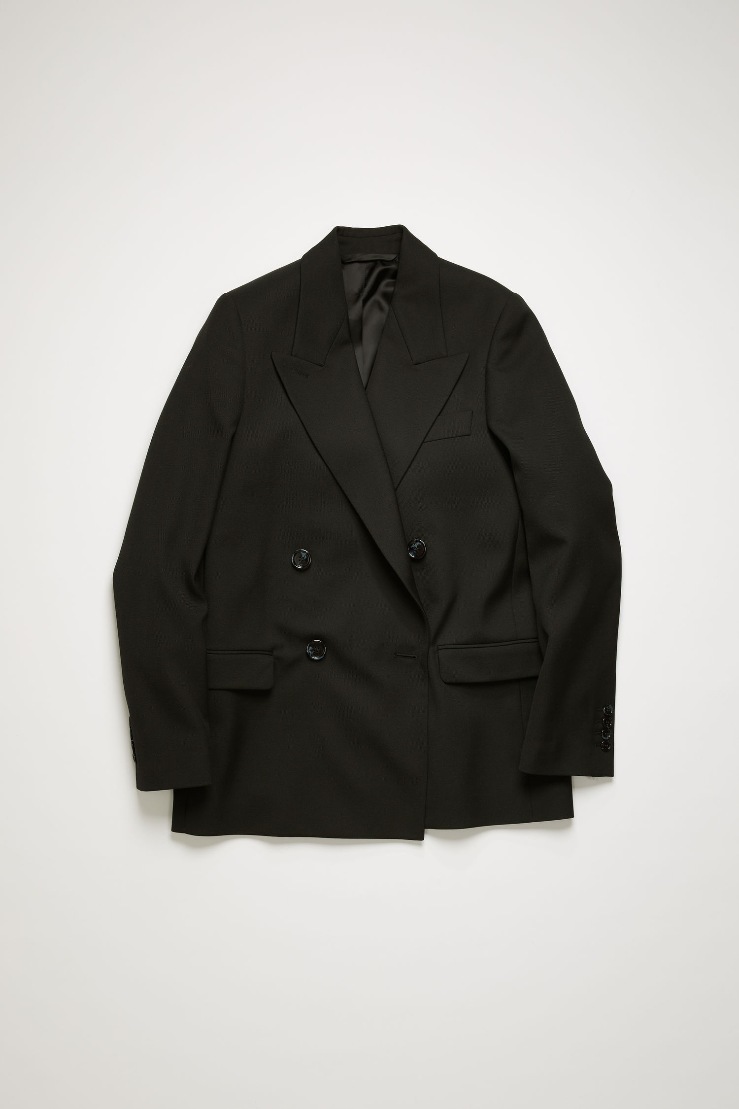 Double-breasted suit jacket black - 1