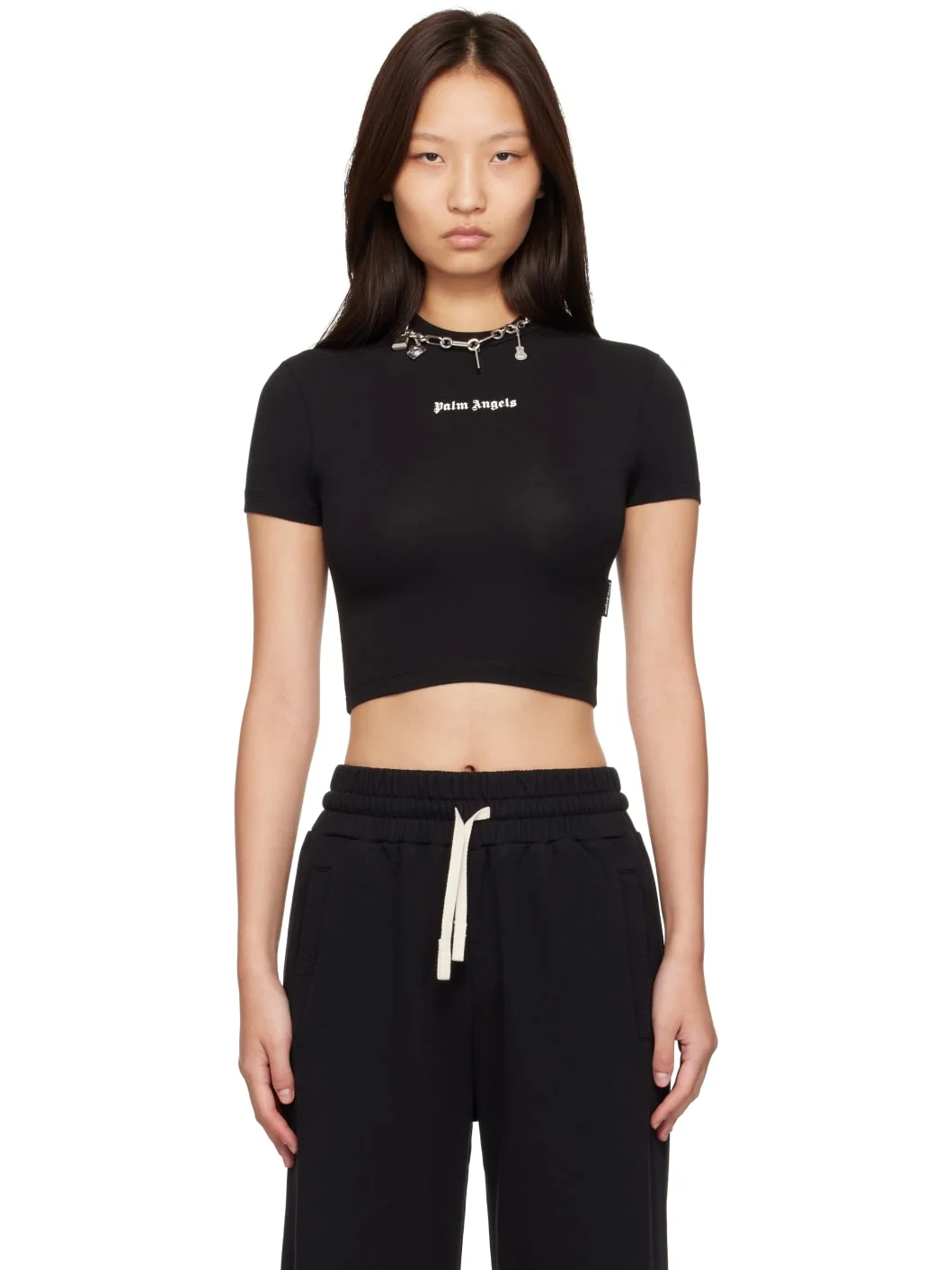 Black Classic Logo Baby T-shirt - 1