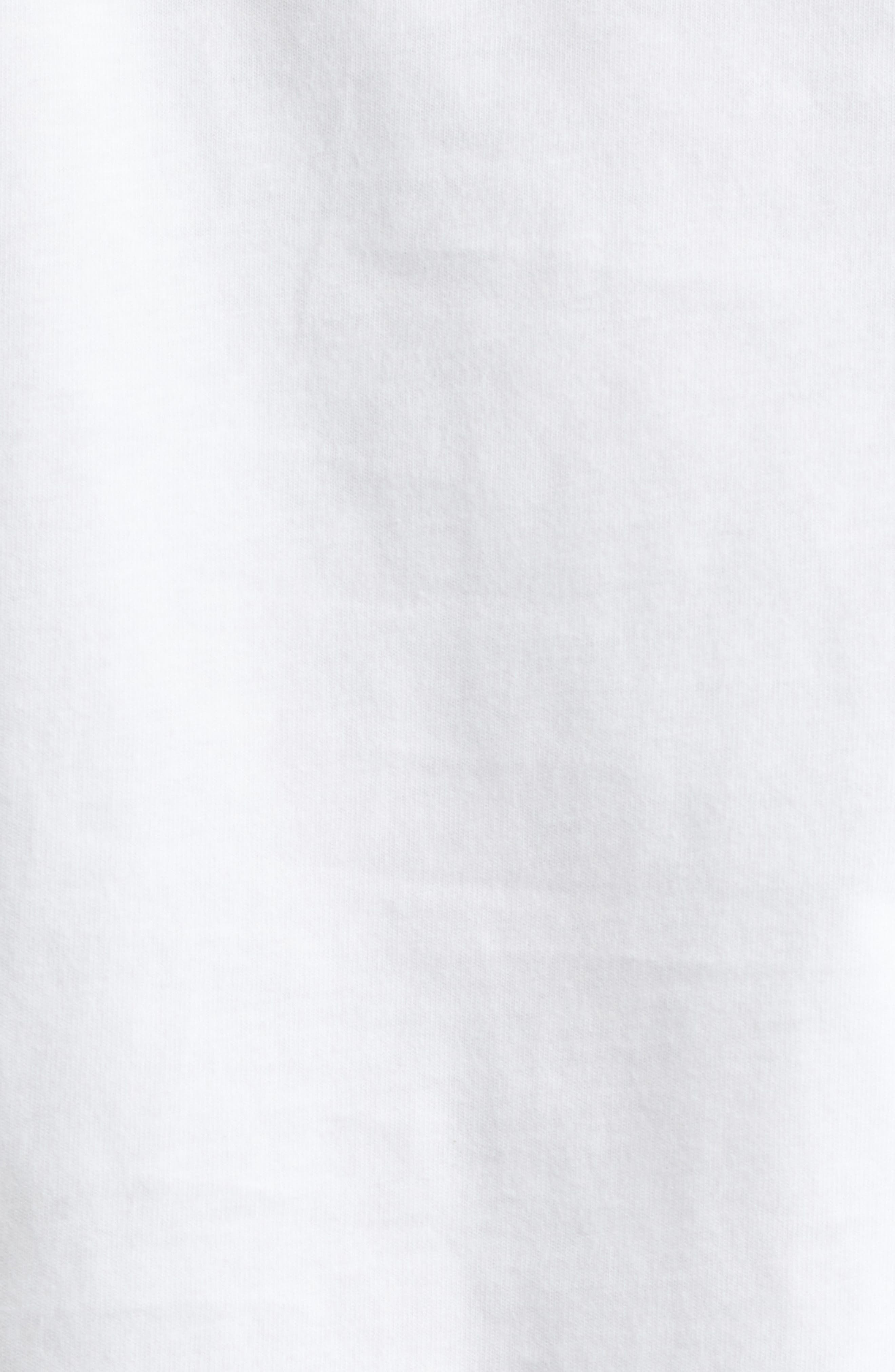 Alexander Wang Puff Logo Shrunken Cotton Jersey T-Shirt in White at Nordstrom - 6