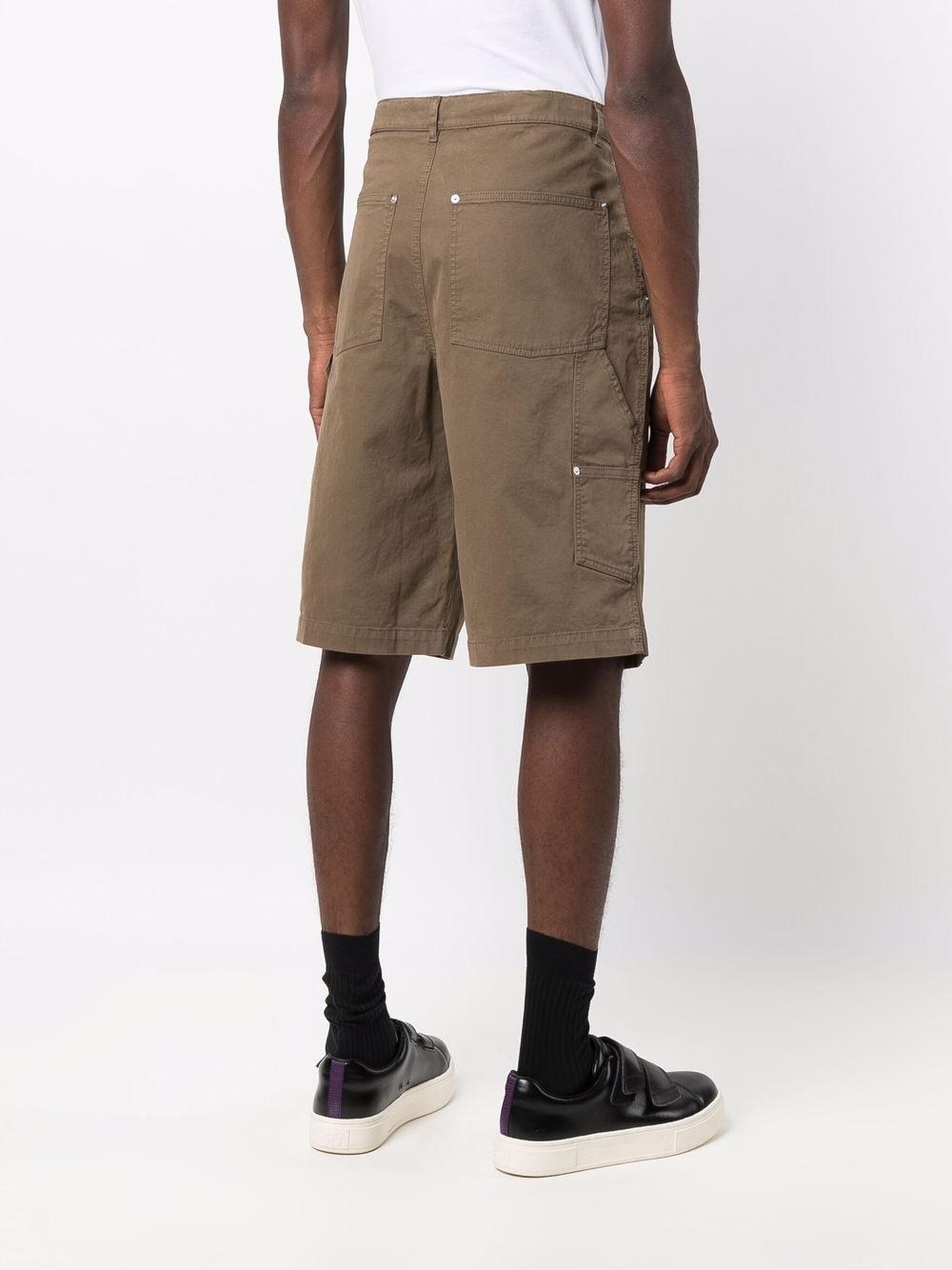 knee-length chino shorts - 4