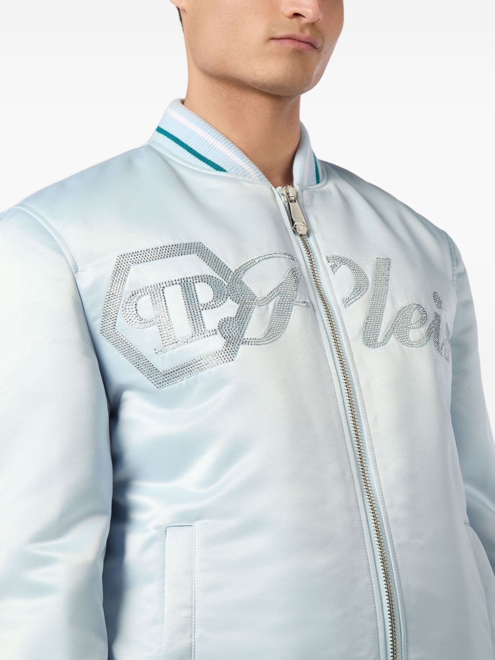 satin bomber jacket - 5