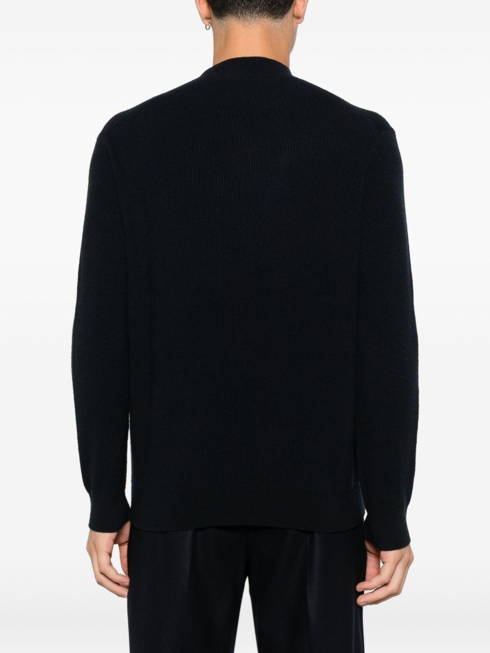 cashmere-wool blend crew-neck sweater - 4