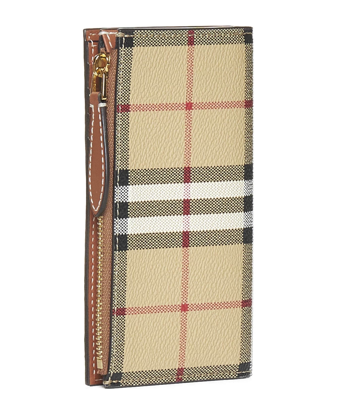 Check Pattern Zip-up Wallet - 3