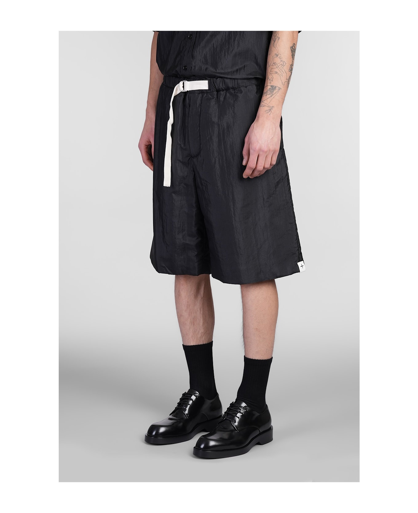 Trousers 45 Short Shorts In Black Polyamide - 4
