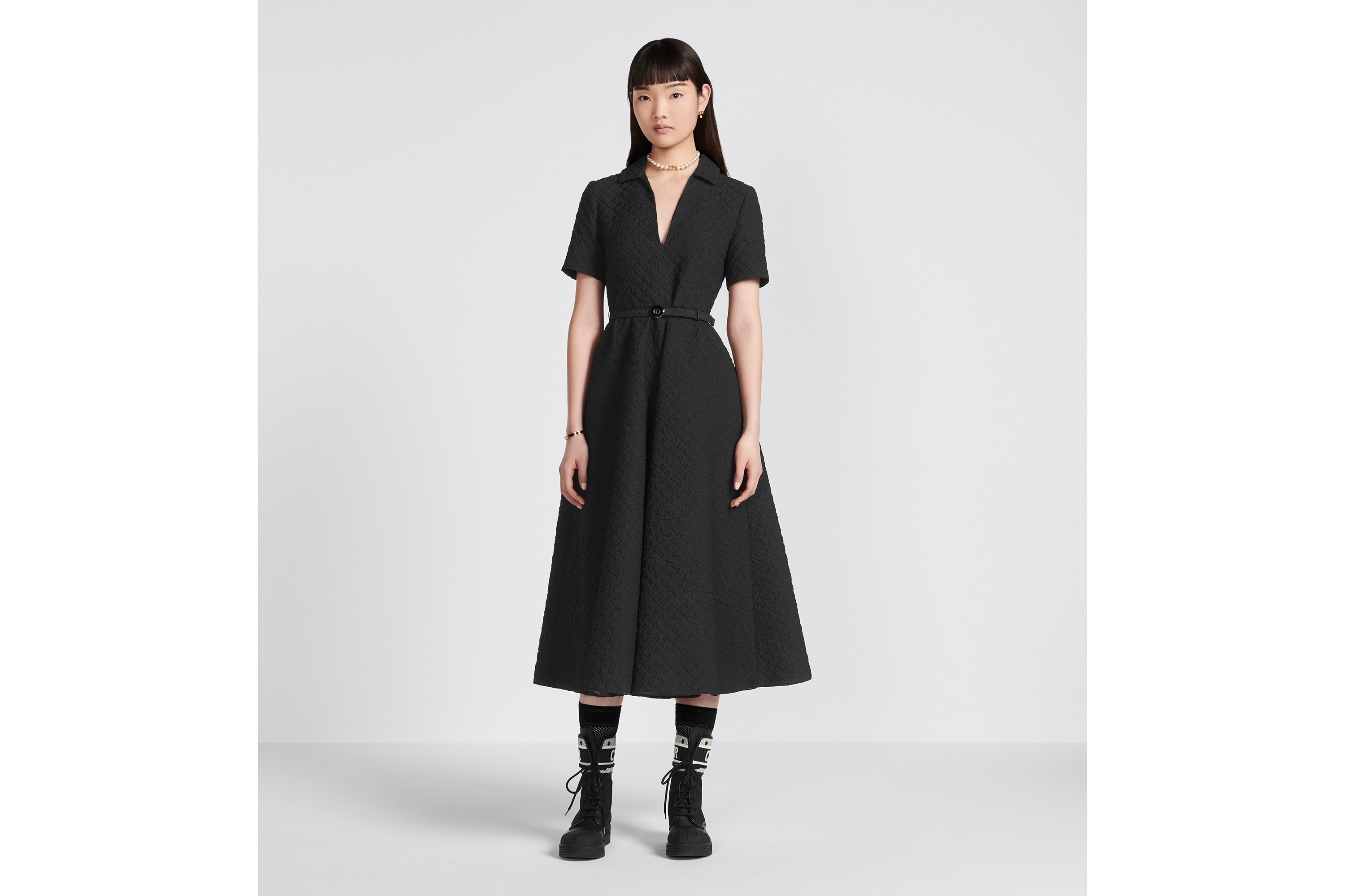 Dior Mid-Length Belted Dress | REVERSIBLE
